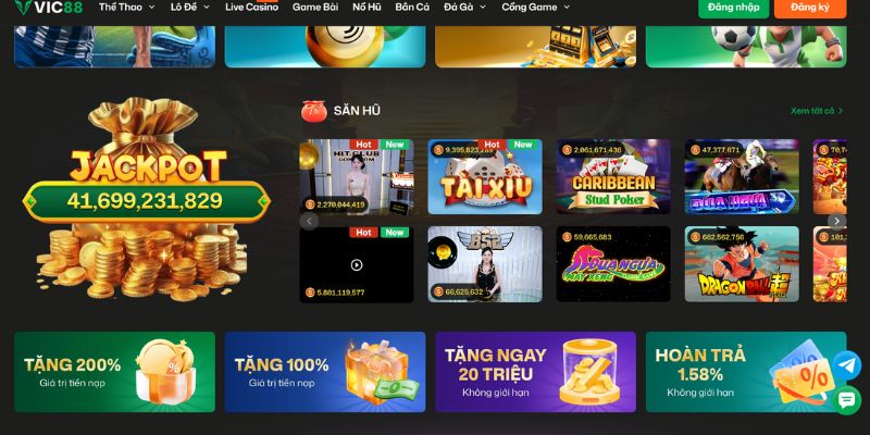 Một vài thông tin nổi bật về nhà cái VIC88