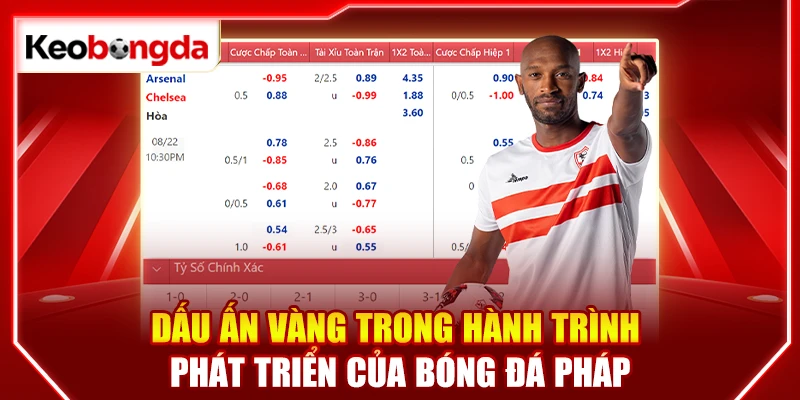 Dấu ấn vàng trong hành trình phát triển của bóng đá Pháp