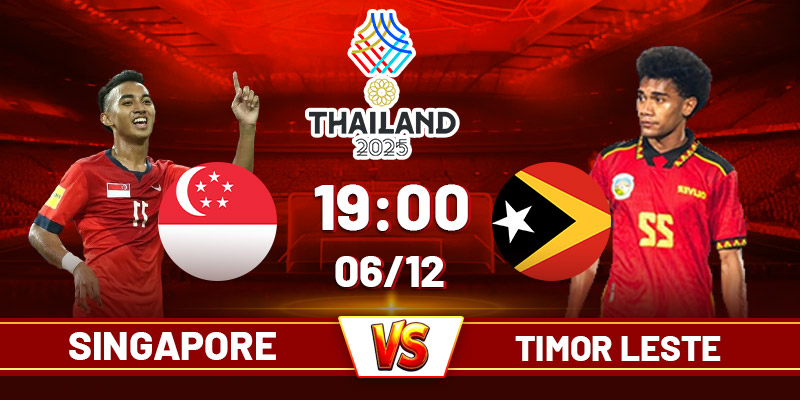 singapore vs timor leste 19h-6-12